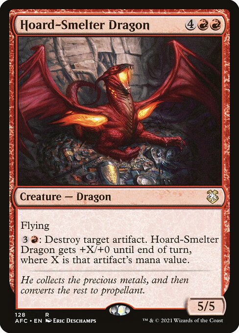 Hoard-Smelter Dragon - Forgotten Realms Commander Magic card