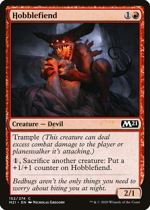 Hobblefiend - Core Set 2021 Magic card