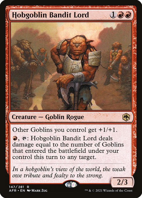 Hobgoblin Bandit Lord - Adventures in the Forgotten Realms Magic card