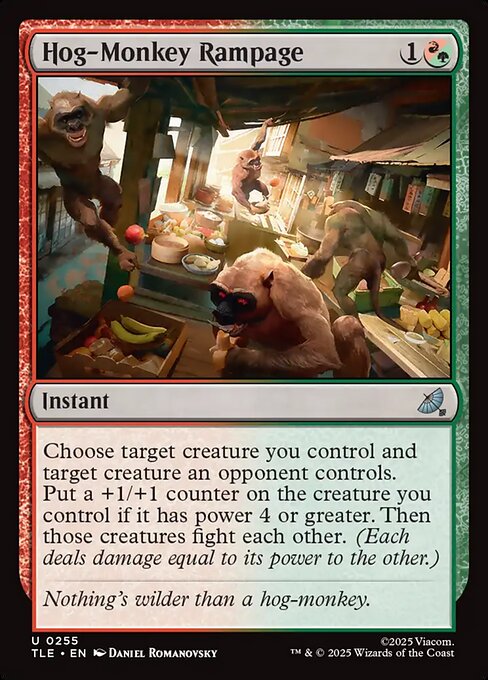 Hog-Monkey Rampage - Avatar: The Last Airbender Eternal Magic card