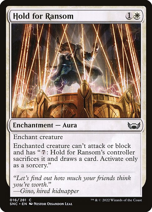 Hold for Ransom - Streets of New Capenna Magic card
