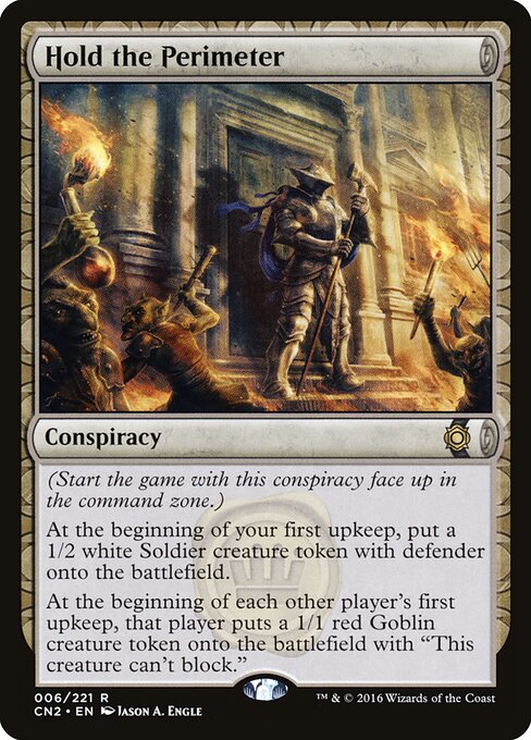 Hold the Perimeter - Conspiracy: Take the Crown (#6) - Illustrated by Jason A. Engle - Magic: The Gathering Card