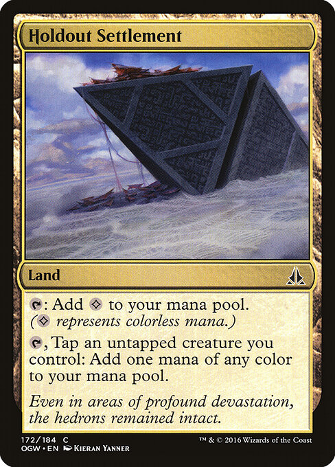 Holdout Settlement - Oath of the Gatewatch Magic card