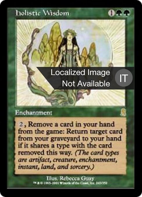 Sagesse holistique (Holistic Wisdom) - Odyssey (#243) - Illustrated by Rebecca Guay - Magic: The Gathering Card