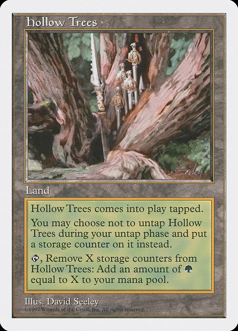 Hollow Trees - Fifth Edition Magic card