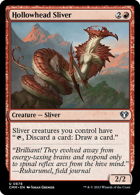 Hollowhead Sliver - Commander Masters Magic card