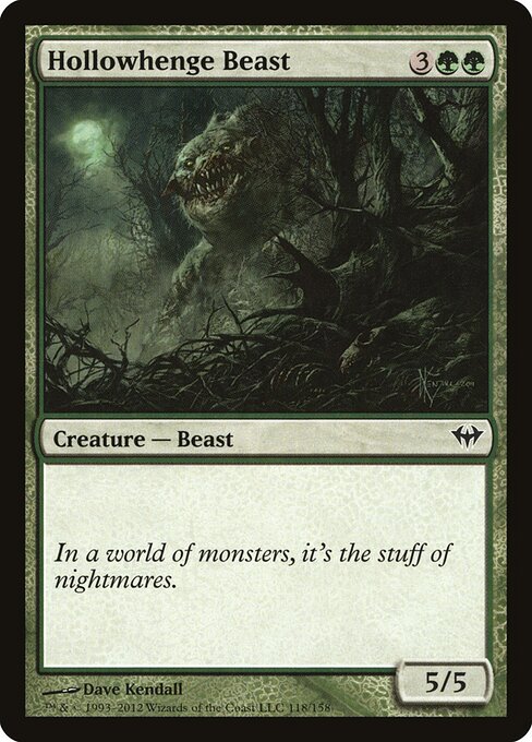 Hollowhenge Beast - Dark Ascension Magic card