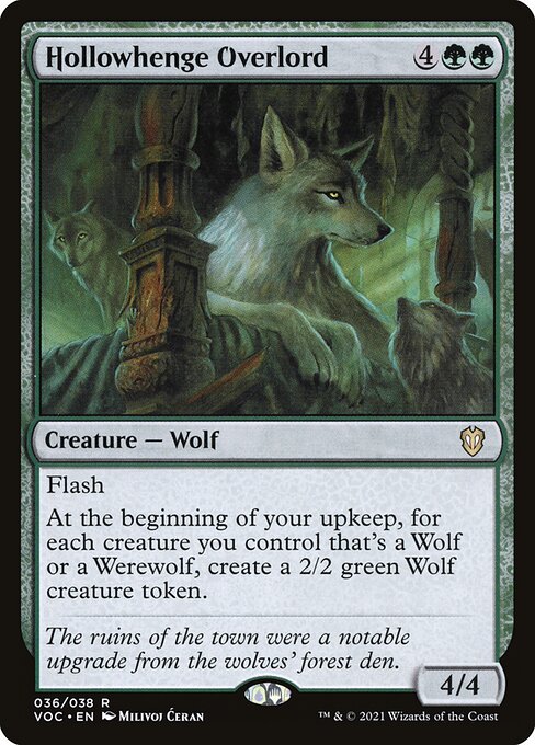 Hollowhenge Overlord - Crimson Vow Commander Magic card