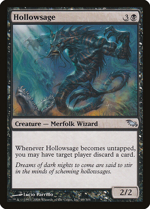 Hollowsage - Shadowmoor Magic card
