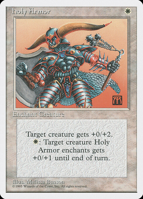 Holy Armor - Fourth Edition Magic card