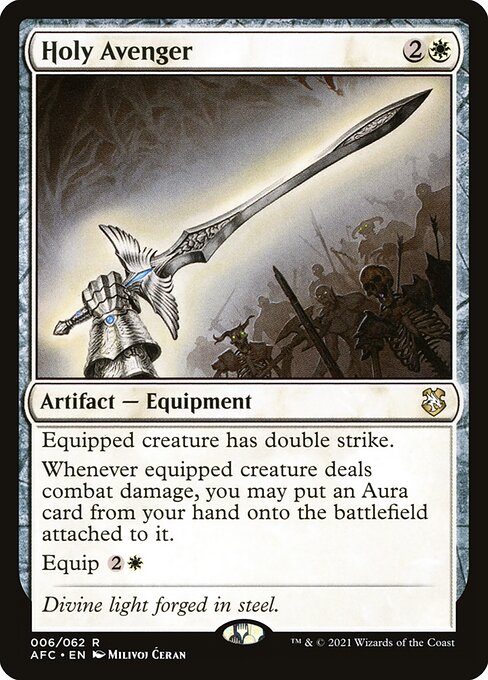 Holy Avenger - Forgotten Realms Commander Magic card