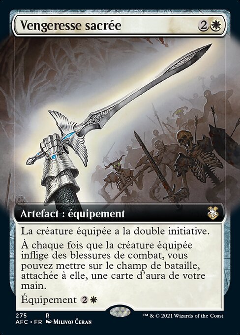 Sacro Vendicatore (Holy Avenger) - Forgotten Realms Commander (#6) - Illustrated by Milivoj Ćeran - Magic: The Gathering Card