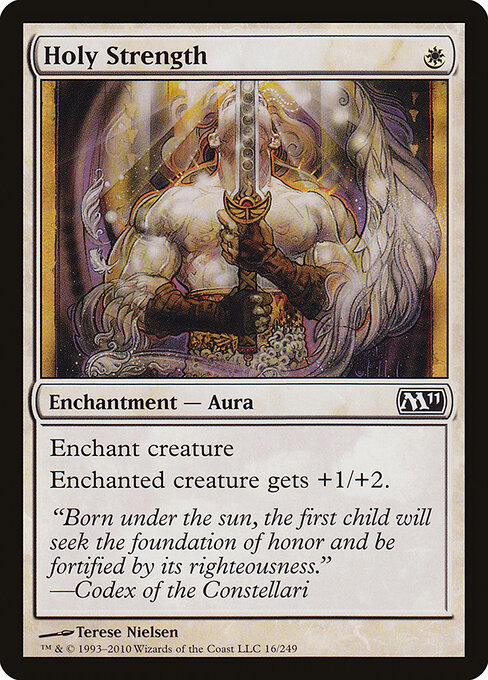 Holy Strength - Magic 2011 Magic card