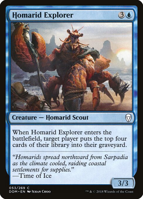 Homarid Explorer - Dominaria Magic card