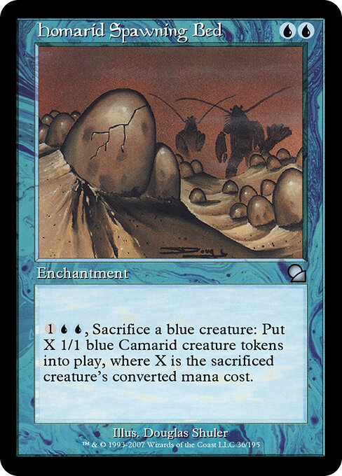 Homarid Spawning Bed - Fallen Empires (#21) - Illustrated by Douglas Shuler - Magic: The Gathering Card