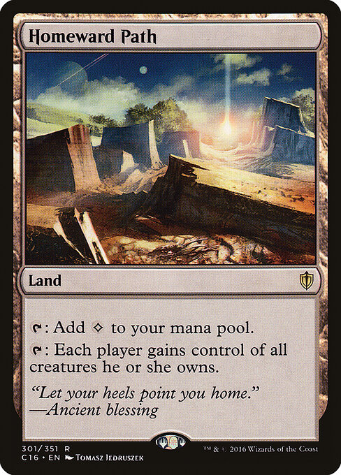 Homeward Path - Commander 2016 Magic card