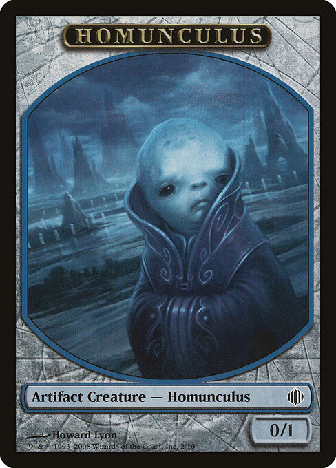 Homunculus - Innistrad Tokens (#3) - Illustrated by Johann Bodin - Magic: The Gathering Card