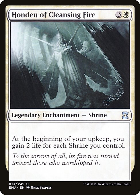 Honden of Cleansing Fire - Eternal Masters Magic card