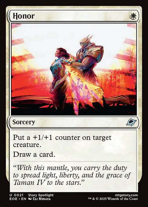 Honor - Edge of Eternities Magic card