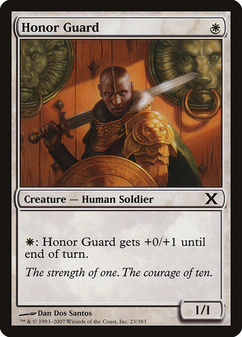 Honor Guard - Tenth Edition Magic card