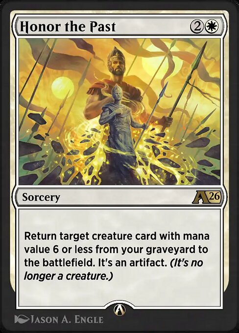 Honor the Past - Alchemy: Secrets of Strixhaven Magic card