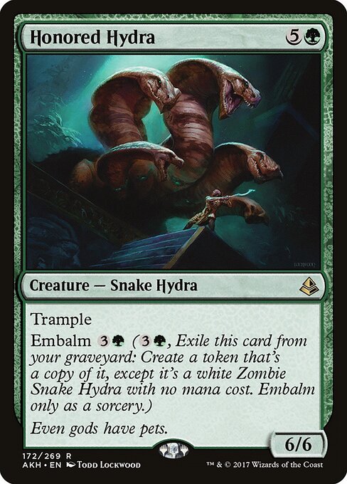 Honored Hydra - Amonkhet Magic card
