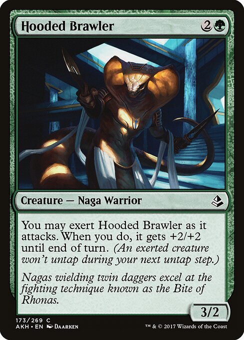 Hooded Brawler - Amonkhet Magic card