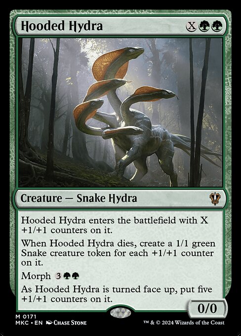 Hooded Hydra - Murders at Karlov Manor Commander Magic card