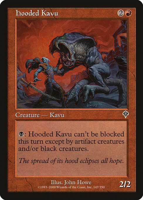 Hooded Kavu - Invasion Magic card