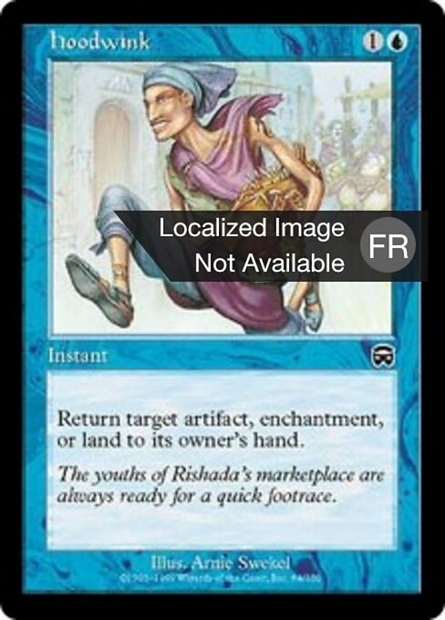 Geschickte Täuschung (Hoodwink) - Mercadian Masques (#84) - Illustrated by Arnie Swekel - Magic: The Gathering Card