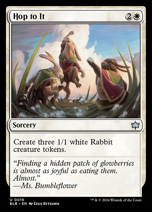Hop to It - Bloomburrow Magic card