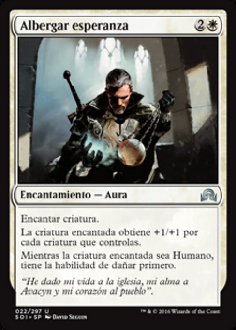 Speranza Senza Speranze (Hope Against Hope) - Shadows over Innistrad (#22) - Illustrated by David Seguin - Magic: The Gathering Card