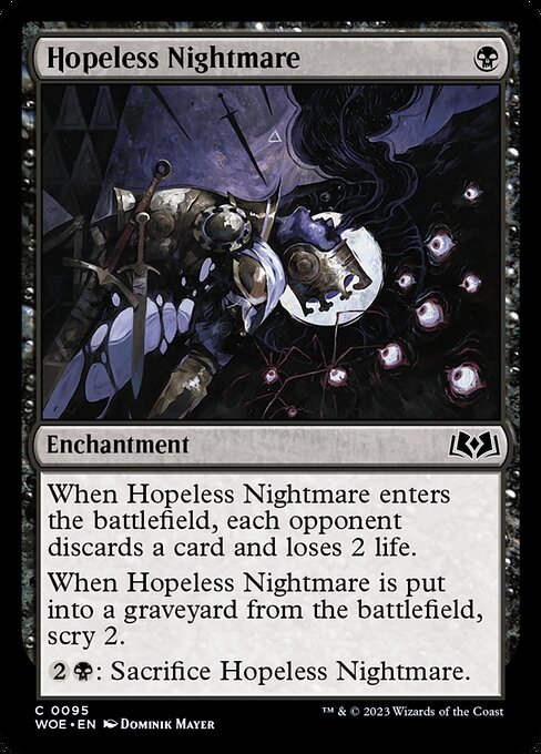 Hopeless Nightmare - Wilds of Eldraine Magic card