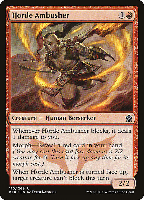 Horde Ambusher - Khans of Tarkir Magic card