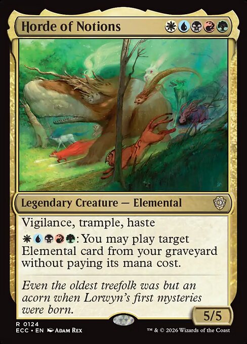 Horde of Notions - Lorwyn Eclipsed Commander Magic card