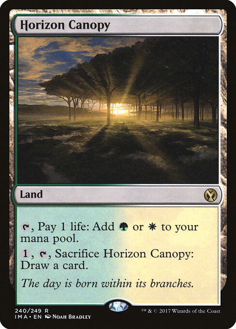 Horizon Canopy - Iconic Masters Magic card