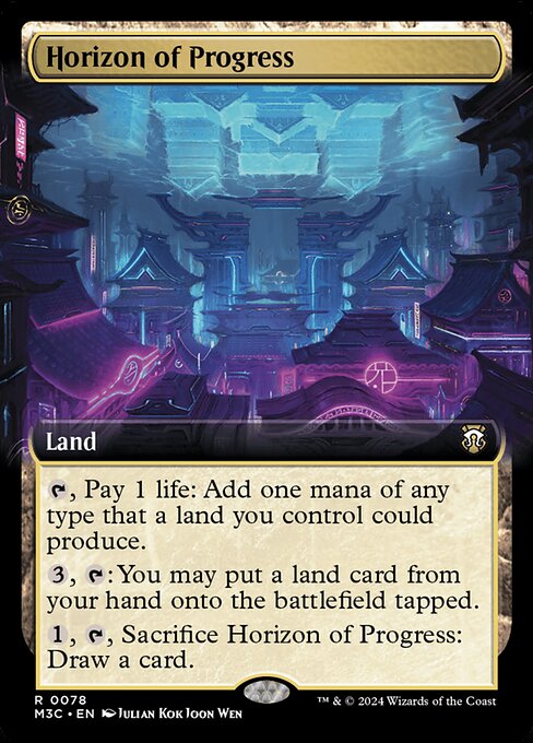Horizon of Progress - Modern Horizons 3 Commander Magic card