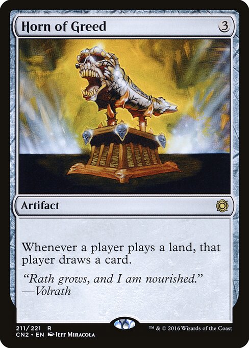 Horn of Greed - Conspiracy: Take the Crown Magic card