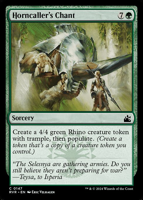 Horncaller's Chant - Ravnica Remastered Magic card