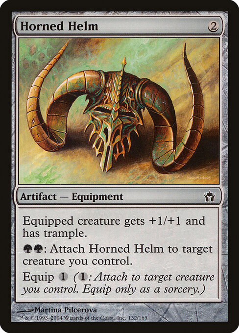 Horned Helm - Fifth Dawn Magic card