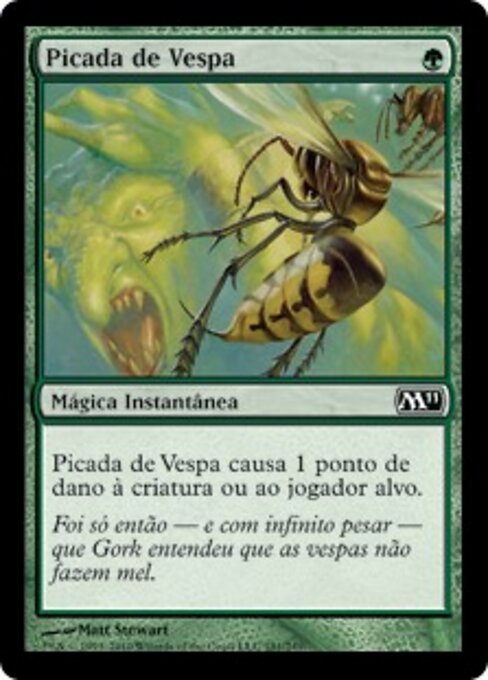 Picada de Vespa (Hornet Sting) - Magic 2011 (#181) - Illustrated by Matt Stewart - Magic: The Gathering Card