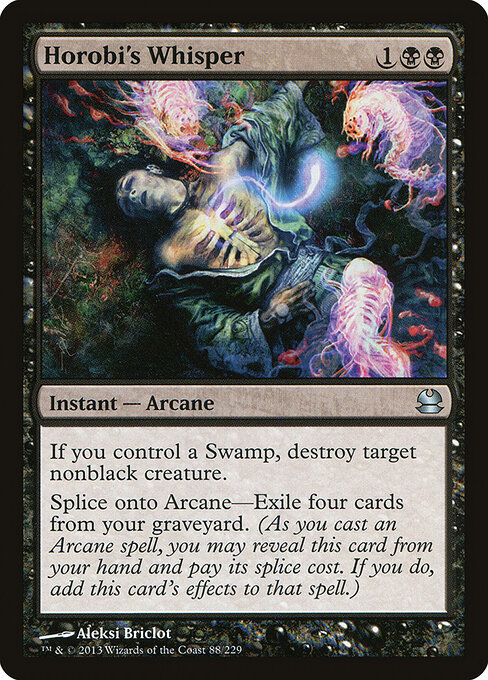 Horobi's Whisper - Modern Masters Magic card