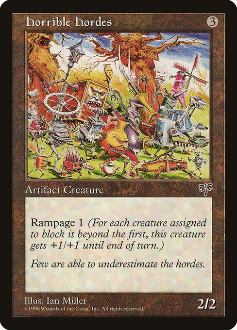 Horrible Hordes - Mirage Magic card
