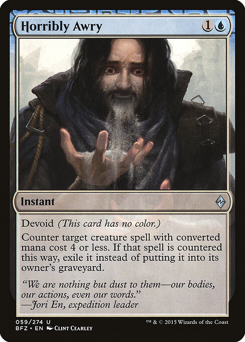 Horribly Awry - Battle for Zendikar Magic card