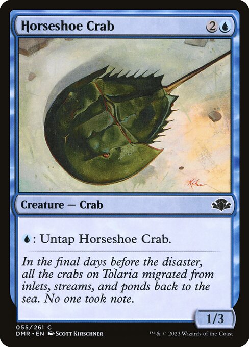 Horseshoe Crab - Dominaria Remastered Magic card