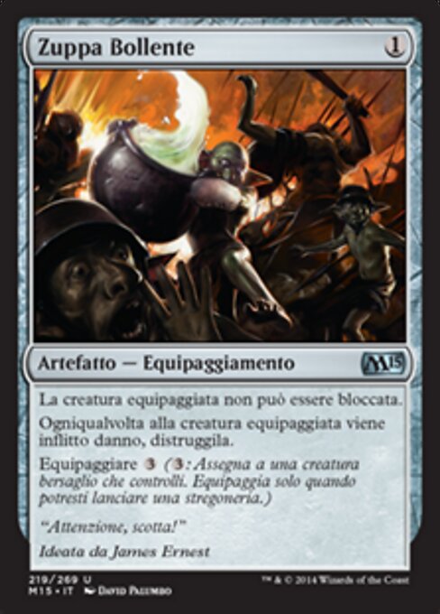 Zuppa Bollente (Hot Soup) - Magic 2015 (#219) - Illustrated by David Palumbo - Magic: The Gathering Card