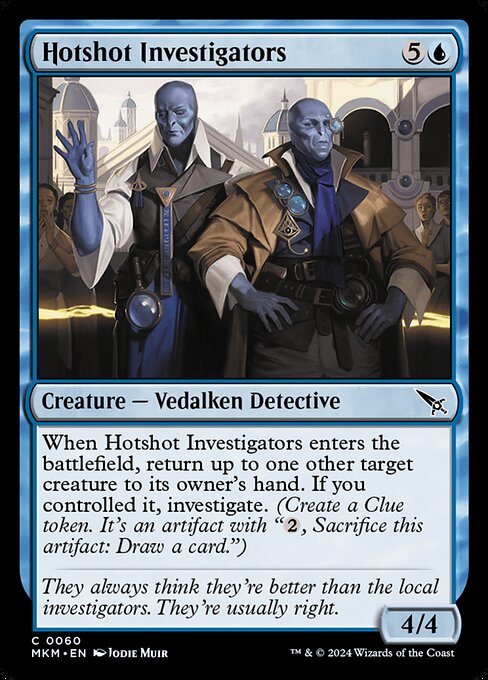 Hotshot Investigators - Murders at Karlov Manor Magic card