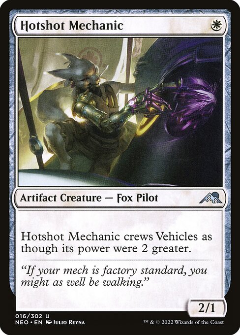 Hotshot Mechanic - Kamigawa: Neon Dynasty Magic card