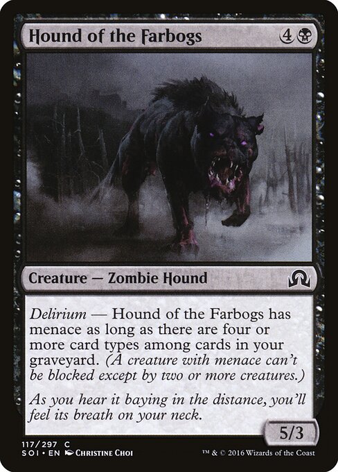 Hound of the Farbogs - Shadows over Innistrad Magic card