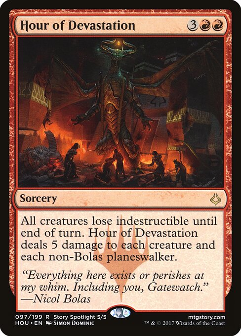 Hour of Devastation - Hour of Devastation (#97) - Illustrated by Simon Dominic - Magic: The Gathering Card